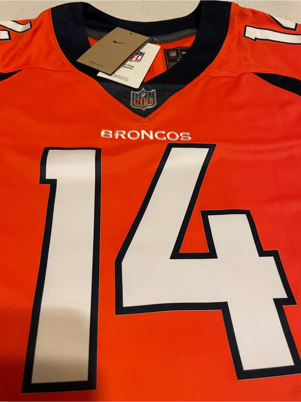 NWT Nike NFL Denver Broncos Courtland Sutton Elite Jersey Sz XXL